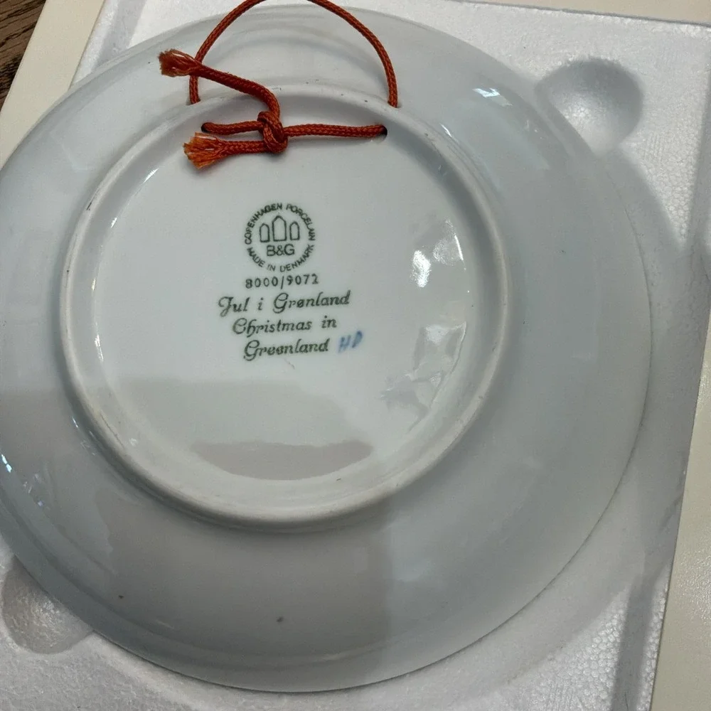 1972 Bing & Grondahl B&G Xmas Plate Christmas ~ Denmark ~in‎ Original Packaging